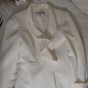 Womens Tahari White Blazer